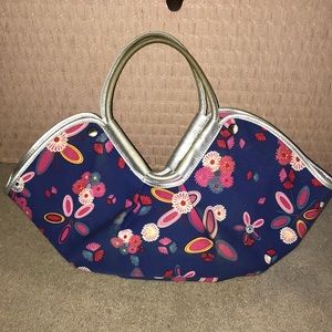 Jimmy Choo canvas tote/beach bag